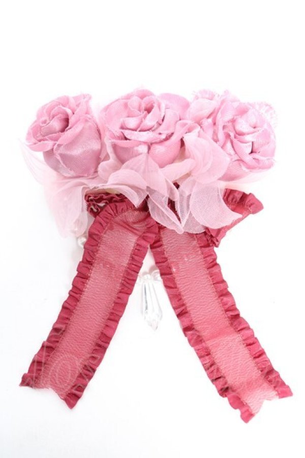 画像1: Angelic Pretty / シークレットガーデンバレッタ  ピンク Y-25-12-25-039-AP-AC-SZ-ZY (1)