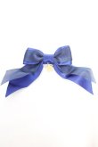 画像1: Angelic Pretty / ロゴスターチャームリボンクリップ  紺 Y-25-12-25-040-AP-AC-SZ-ZY (1)