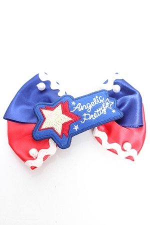 画像: Angelic Pretty / きらめきStarワッペンクリップ  紺 Y-25-12-25-042-AP-AC-SZ-ZY