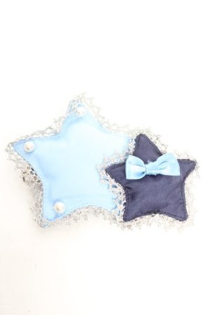 画像: Angelic Pretty / TwinkleダブルStarクリップ  サックス Y-25-12-25-046-AP-AC-SZ-ZY