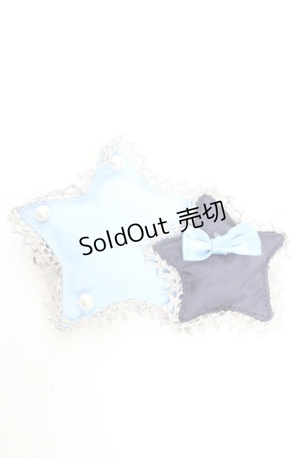 画像1: Angelic Pretty / TwinkleダブルStarクリップ  サックス Y-25-12-25-046-AP-AC-SZ-ZY (1)