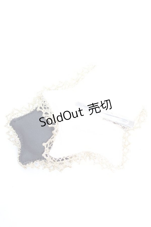 画像2: Angelic Pretty / TwinkleダブルStarクリップ  アイボリー Y-25-12-25-047-AP-AC-SZ-ZY (2)