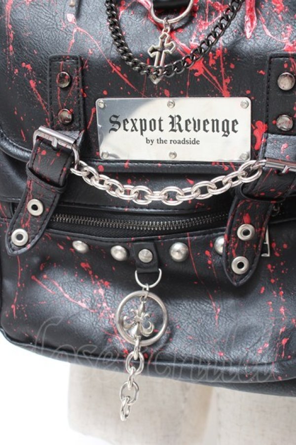 画像3: SEX POT ReVeNGe / カスタムリュック  黒×赤 Y-25-12-27-027-SP-BG-SZ-ZY (3)