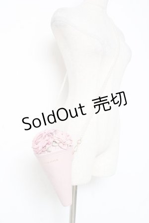 画像: Maison de FLEUR / ブーケショルダーバッグ F ピンク Y-25-12-27-028-LO-BG-SZ-ZY