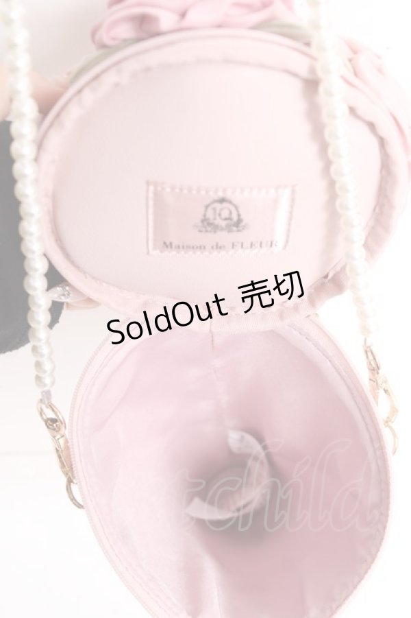 画像5: Maison de FLEUR / ブーケショルダーバッグ F ピンク Y-25-12-27-028-LO-BG-SZ-ZY (5)
