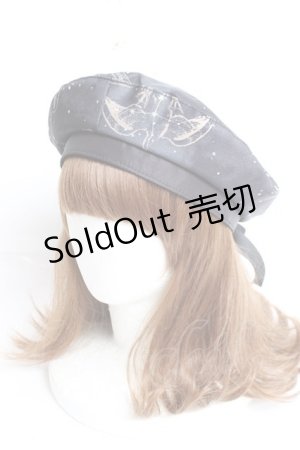 画像: Amavel / Fantasy Milkywayベレー  黒 Y-25-12-27-035-CA-AC-SZ-ZY