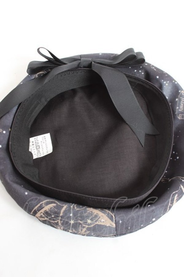 画像6: Amavel / Fantasy Milkywayベレー  黒 Y-25-12-27-035-CA-AC-SZ-ZY (6)