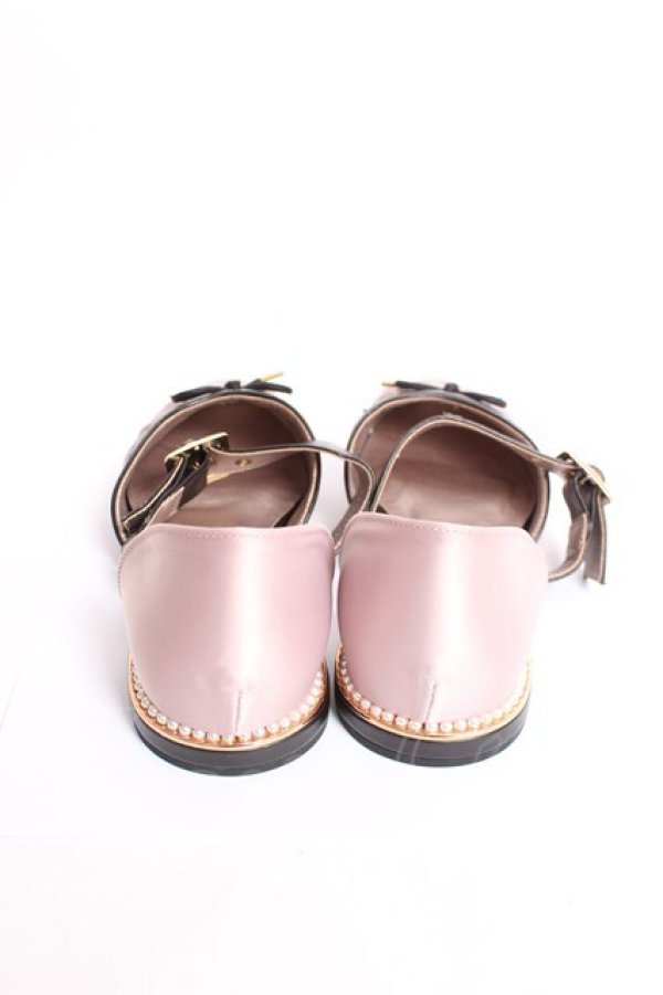 画像3: axes femme POETIQUE / ギャザーバレリーナパンプス M ピンク Y-25-12-27-037-AX-SH-SZ-ZY (3)