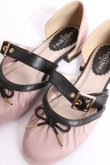 画像5: axes femme POETIQUE / ギャザーバレリーナパンプス M ピンク Y-25-12-27-037-AX-SH-SZ-ZY (5)