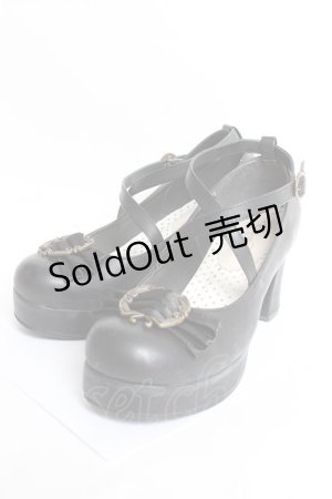 画像: Queen Bee / クラシカルフレームパンプス 24cm 黒 Y-25-12-27-038-EL-SH-SZ-ZY