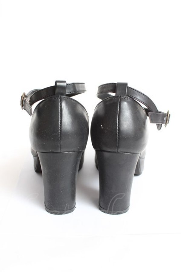 画像3: Queen Bee / クラシカルフレームパンプス 24cm 黒 Y-25-12-27-038-EL-SH-SZ-ZY (3)