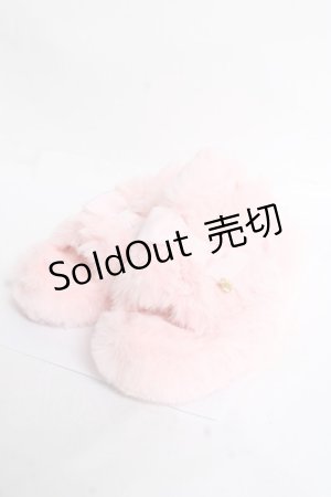 画像: Angelic Pretty / ふわふわBunny Room shoes  ピンク Y-25-12-27-039-AP-ZA-SZ-ZY