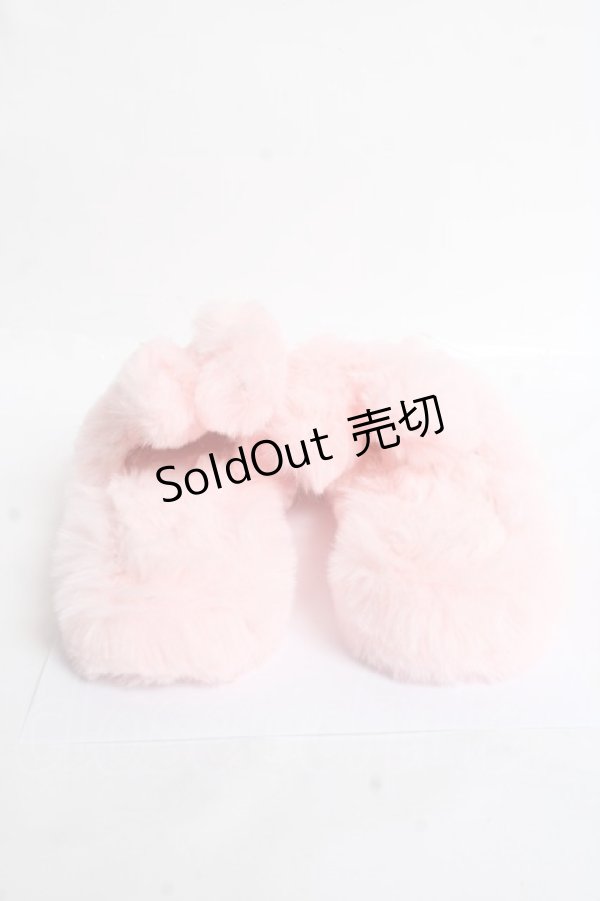 画像3: Angelic Pretty / ふわふわBunny Room shoes  ピンク Y-25-12-27-039-AP-ZA-SZ-ZY (3)