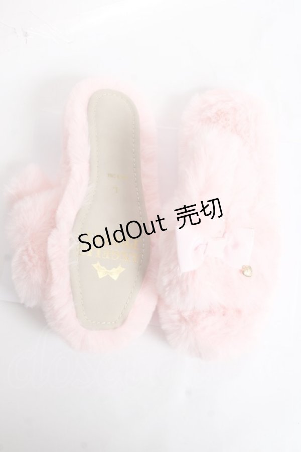 画像6: Angelic Pretty / ふわふわBunny Room shoes  ピンク Y-25-12-27-039-AP-ZA-SZ-ZY (6)