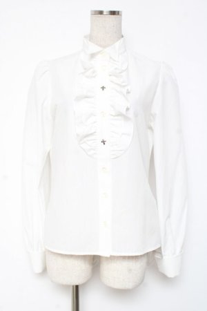 画像: Moi-meme-Moitie / ウィングカラードレスシャツ 9号 ホワイト Y-25-12-27-040-MO-BL-SZ-ZY