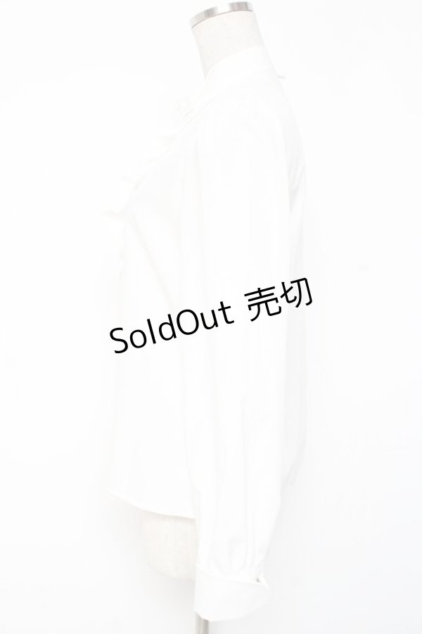 画像2: Moi-meme-Moitie / ウィングカラードレスシャツ 9号 ホワイト Y-25-12-27-040-MO-BL-SZ-ZI (2)