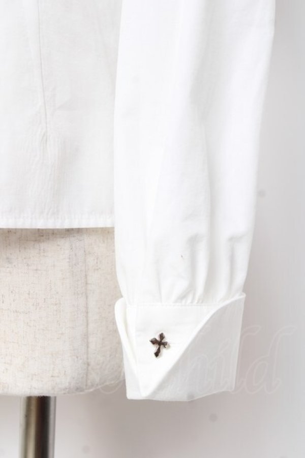 画像4: Moi-meme-Moitie / ウィングカラードレスシャツ 9号 ホワイト Y-25-12-27-040-MO-BL-SZ-ZY (4)