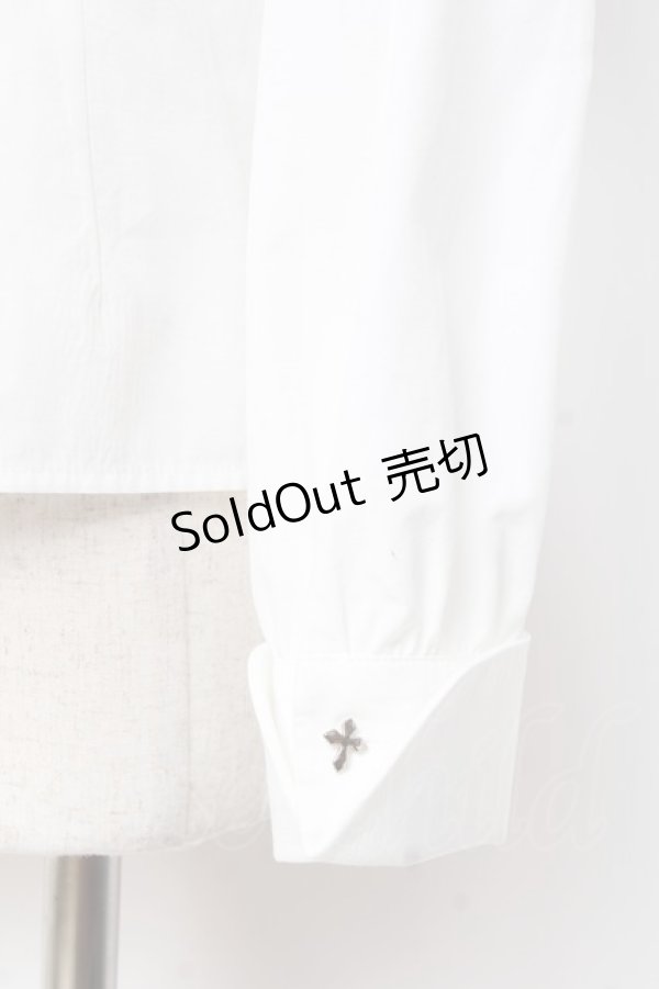 画像4: Moi-meme-Moitie / ウィングカラードレスシャツ 9号 ホワイト Y-25-12-27-040-MO-BL-SZ-ZI (4)