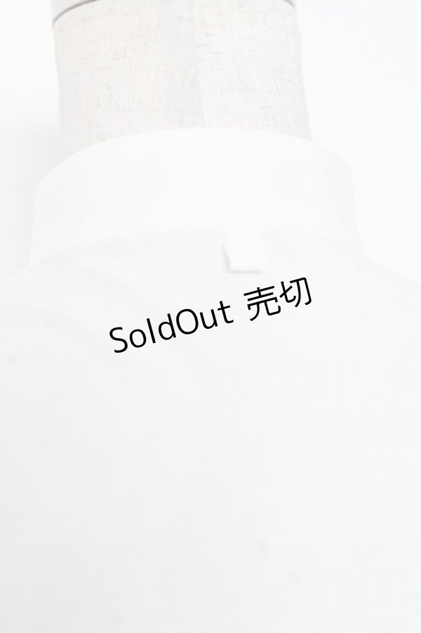 画像5: Moi-meme-Moitie / ウィングカラードレスシャツ 9号 ホワイト Y-25-12-27-040-MO-BL-SZ-ZI (5)