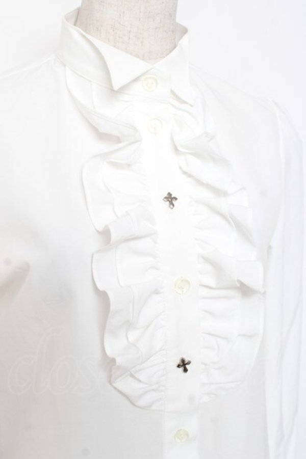 画像6: Moi-meme-Moitie / ウィングカラードレスシャツ 9号 ホワイト Y-25-12-27-040-MO-BL-SZ-ZY (6)