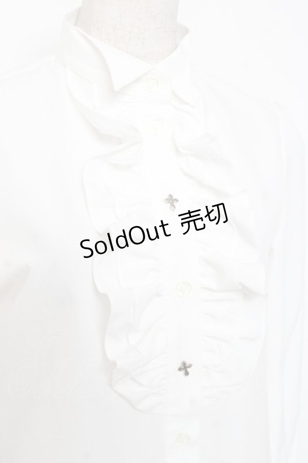 画像6: Moi-meme-Moitie / ウィングカラードレスシャツ 9号 ホワイト Y-25-12-27-040-MO-BL-SZ-ZI (6)