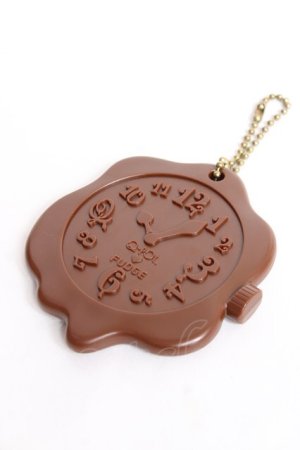 画像: Q-pot. / FUDGE”101号記念特別付録 ミラー  ブラウン Y-25-12-27-006-QP-ZA-SZ-ZY