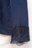 画像3: axes femme / sajou刺繍入Wボタンブラウス M 紺 Y-25-12-27-052-AX-BL-SZ-ZY (3)