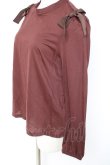 画像2: Franche Lippee / 肩リボンハイネックプルオーバー M ブラウン Y-25-12-27-054-LO-TO-SZ-ZY (2)