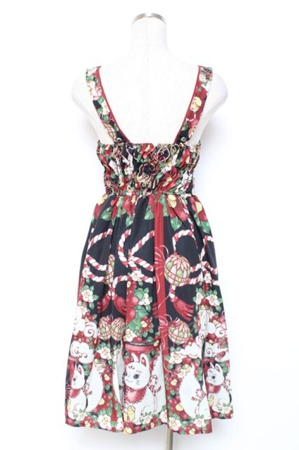 画像3: Royal Princess Alice / お狐様ドレス/絢爛白狐(たまコラボレーション)  黒 Y-25-12-27-061-LO-OP-SZ-ZY (3)