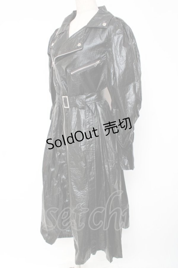 画像2: Candy Stripper / SAUCY RIDERS ONE-PIECE 2 黒 Y-25-12-27-064-PU-OP-SZ-ZY (2)