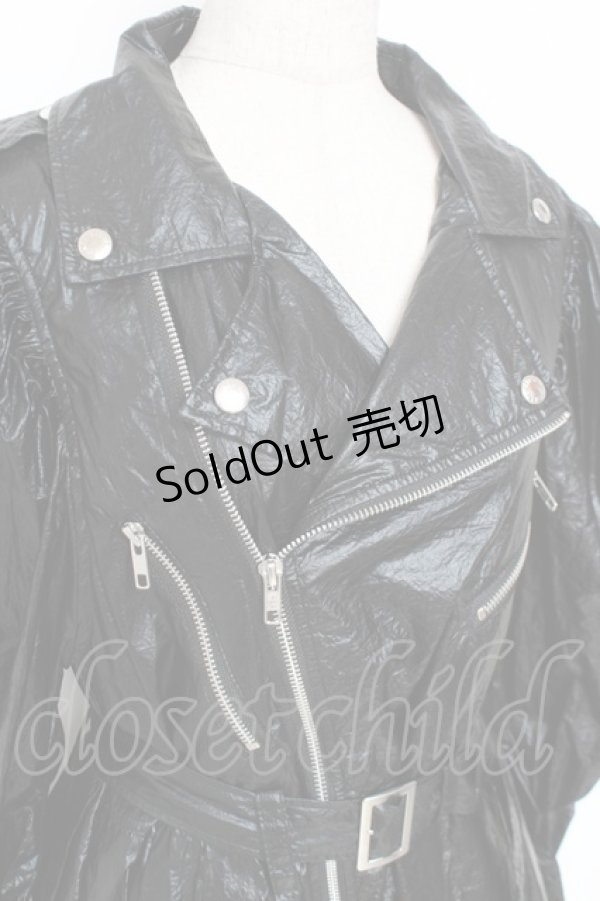 画像5: Candy Stripper / SAUCY RIDERS ONE-PIECE 2 黒 Y-25-12-27-064-PU-OP-SZ-ZY (5)