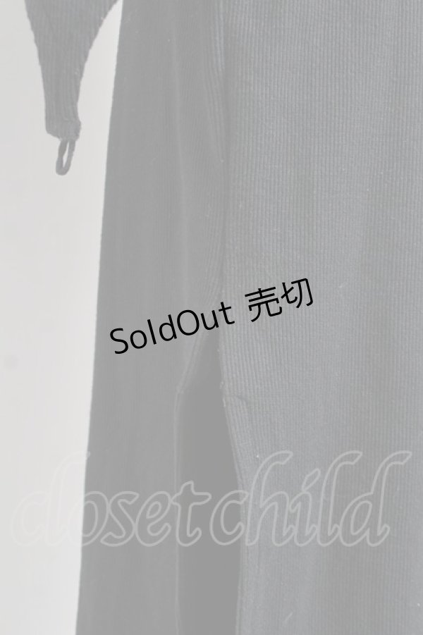 画像4: Melt the lady / ストラップタイトワンピース F ブラック Y-25-12-27-068-PU-OP-SZ-ZY (4)