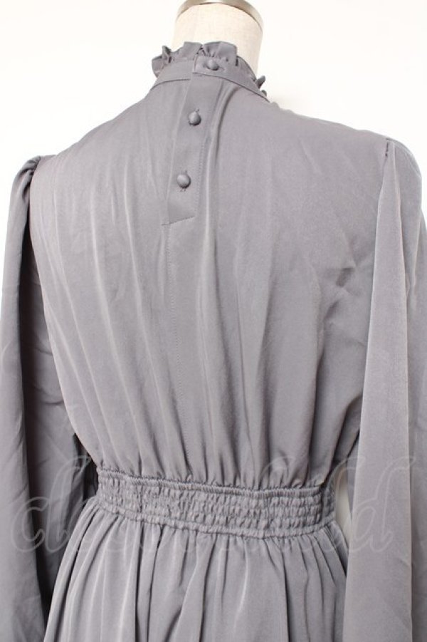 画像3: m petit by misako / AM*レースティアードワンピース  グレー Y-25-12-27-071-LO-OP-SZ-ZY (3)