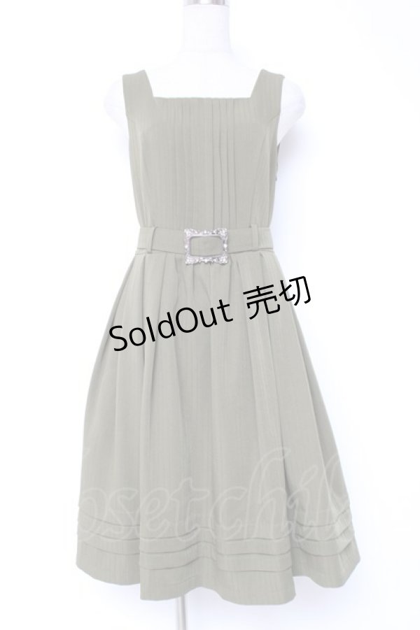 画像1: LIEF / セレナスクールバイアスタックジャンパースカート  カーキ Y-25-12-27-073-LO-OP-SZ-ZI (1)