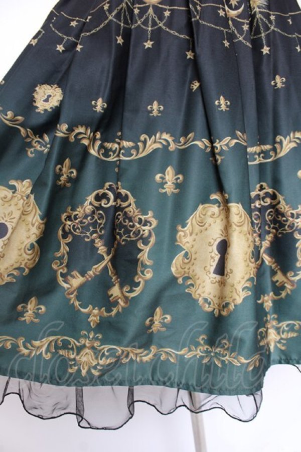 画像5: axes femme kawaii / 鍵柄ジャンスカ  グリーン Y-25-12-27-074-AX-OP-SZ-ZY (5)