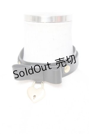 画像: Rose Marie seoir / ハートキーチョーカー  黒 Y-25-12-27-010-EL-AC-SZ-ZY