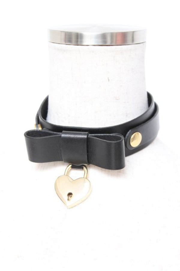 画像1: Rose Marie seoir / ハートキーチョーカー  黒 Y-25-12-27-010-EL-AC-SZ-ZY (1)