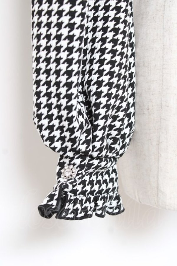 画像4: Ank Rouge / Be mqin Big衿ショートトップス M 黒×白 Y-25-12-27-077-CA-BL-SZ-ZY (4)