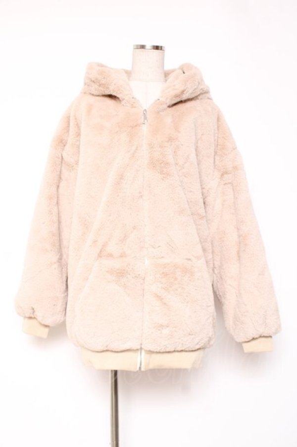 画像1: axes femme / ファーブルゾン M 生成り Y-25-12-27-079-AX-CO-SZ-ZY (1)