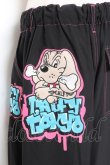 画像4: GALFY / わんわん落書き カラフルパンツ 中型犬(L) ブラック×ピンク Y-25-12-27-086-PU-PA-SZ-ZY (4)