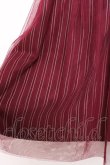 画像3: axes femme / チュール重ね柄スカート M ワイン Y-25-12-27-088-AX-SK-SZ-ZY (3)