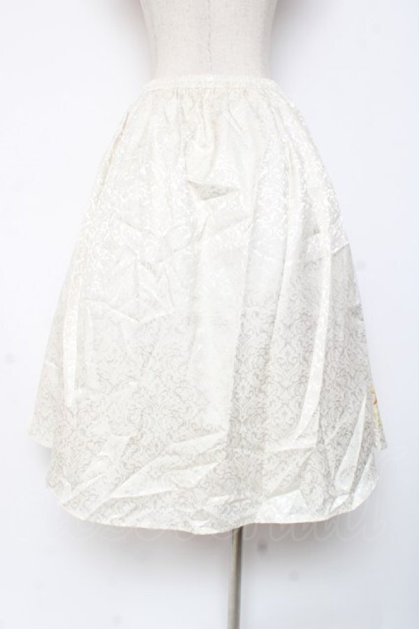 画像2: axes femme NOSTALGIE / フラワーベース柄ミディスカート F 生成り Y-25-12-27-091-AX-SK-SZ-ZY (2)