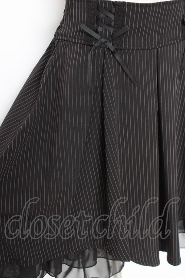 画像3: axes femme POETIQUE / ハイウエストイレヘムスカート M 黒 Y-25-12-27-093-AX-SK-SZ-ZY (3)