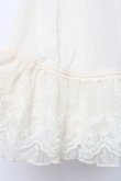 画像3: axes femme / レース重ねペチスカート M 生成り Y-25-12-27-095-AX-SK-SZ-ZY (3)