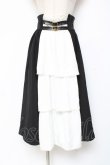 画像1: MIHO MATSUDA / スカート・ヴィフィール  ブラック×ホワイト Y-25-12-27-102-GO-SK-SZ-ZY (1)