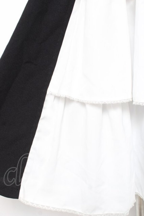 画像5: MIHO MATSUDA / スカート・ヴィフィール  ブラック×ホワイト Y-25-12-27-102-GO-SK-SZ-ZY (5)