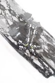 画像4: metamorphose / レース手袋・ミドル（レース付）  黒 Y-25-12-27-013-ME-ZA-SZ-ZY (4)