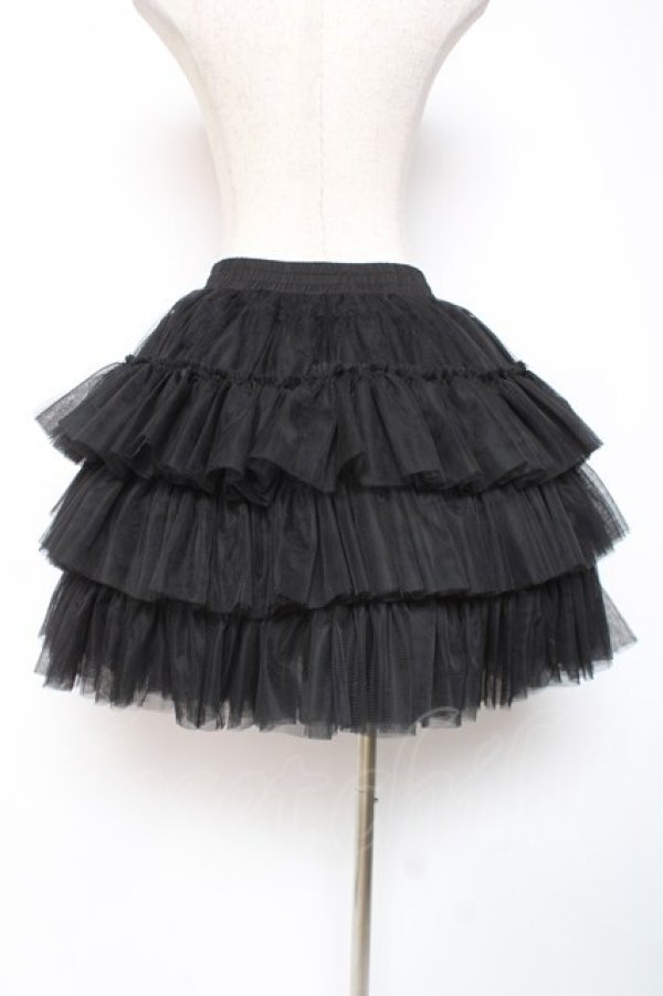 画像3: AND ROMEO / 超ボリュームパニエ  黒 Y-25-12-27-105-LO-SK-SZ-ZY (3)