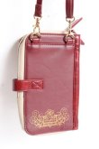 画像3: axes femme / ブック型スマホショルダー  ワイン Y-25-12-27-014-AX-BG-SZ-ZY (3)