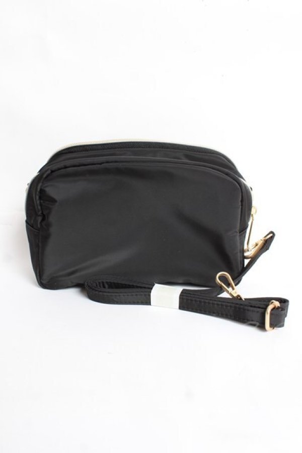 画像2: m petit by misako / AMリボンショルダーウォレットSLD  中黒 Y-25-12-27-017-LO-BG-SZ-ZY (2)